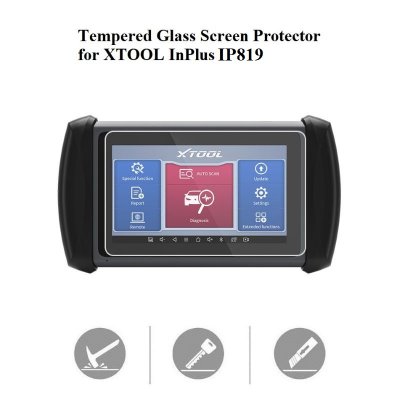 Tempered Glass Screen Protector for XTOOL InPlus IP819 Scanner